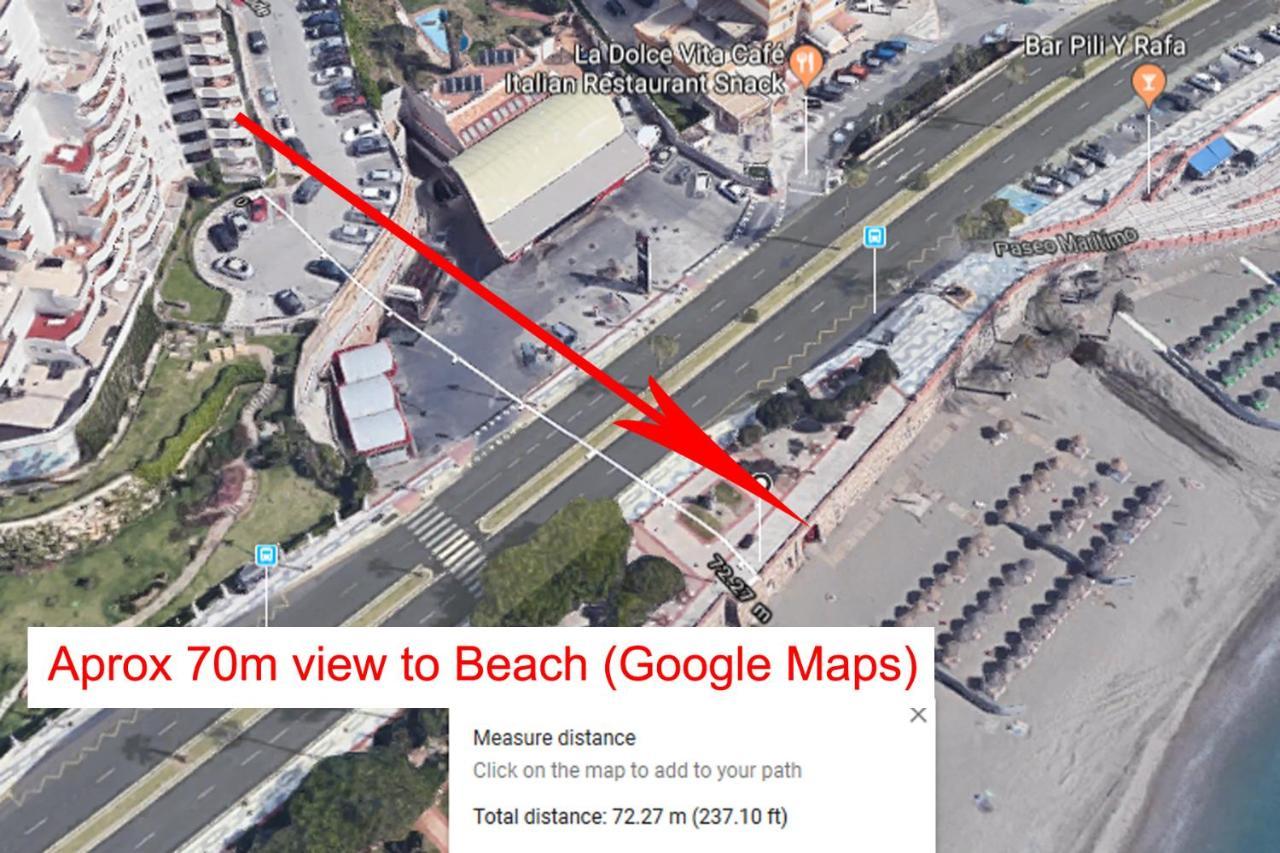 Beachfront-Parque Paloma-Modern-Panoramic Views! Benalmádena Exterior foto